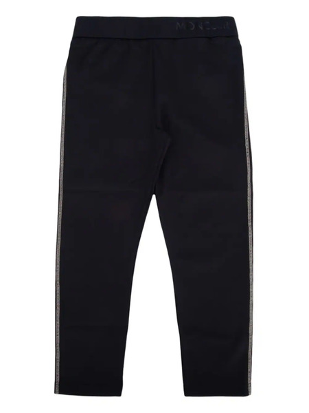  Moncler Enfant Logo-patch Stretch Leggings - Black 