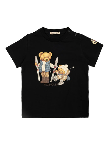  Moncler Enfant Logo-patch T-shirt - Blue 