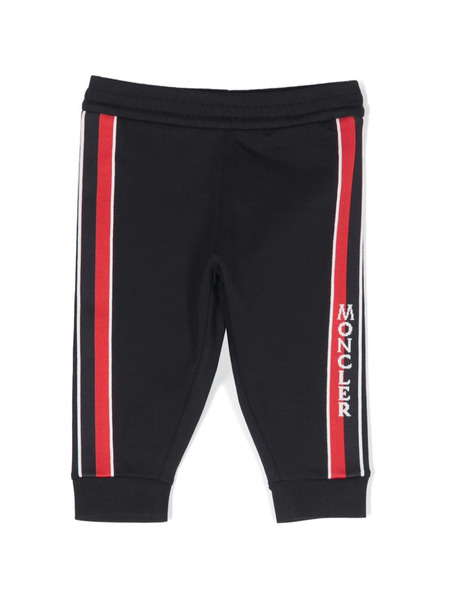  Moncler Enfant Logo-print Side-stripe Track Pants - Blue 
