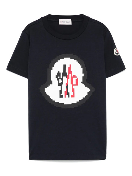  Moncler Enfant Logo-print T-shirt - Blue 