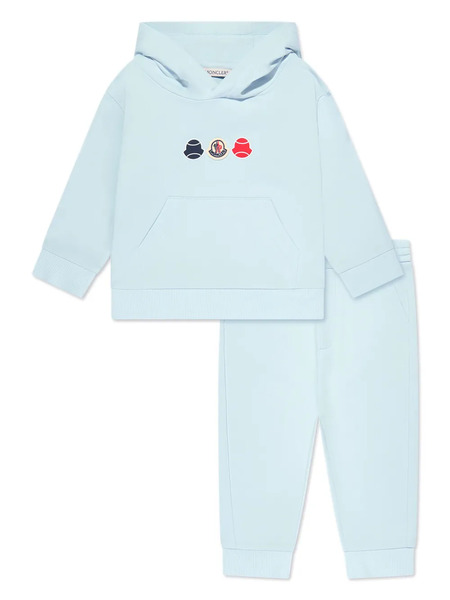  Moncler Enfant Logo-print Tracksuit Set - Blue 