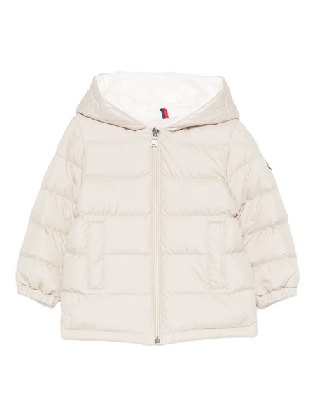  Moncler Enfant Najan Hooded Quilted Jacket - Neutrals 