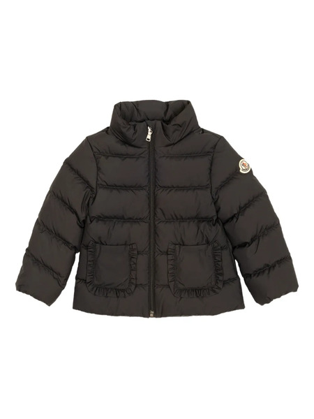  Moncler Enfant Onica Ruffled-pocket Down Jacket - Black 