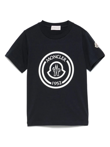  Moncler Enfant Optical-logo Cotton T-shirt - Blue 