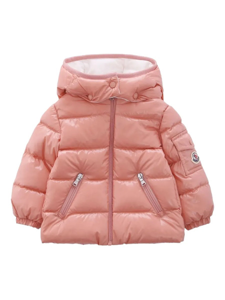  Moncler Enfant Padded Hooded Jacket - Pink 