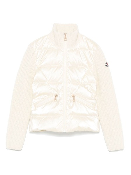  Moncler Enfant Panelled Cardigan - Neutrals 