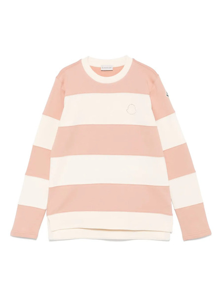  Moncler Enfant Striped Sweatshirt - Neutrals 
