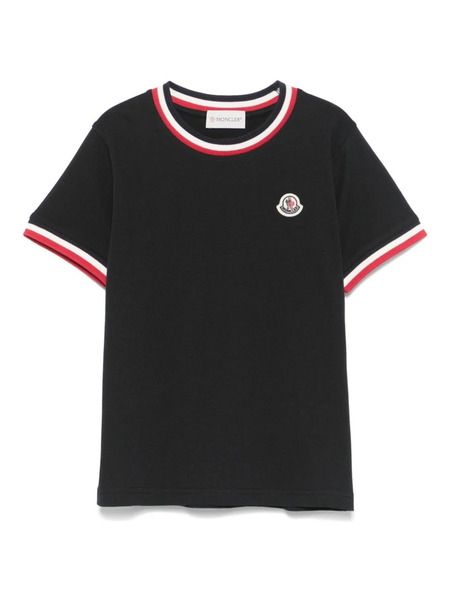 Moncler Enfant Tricolour T-shirt - Black 