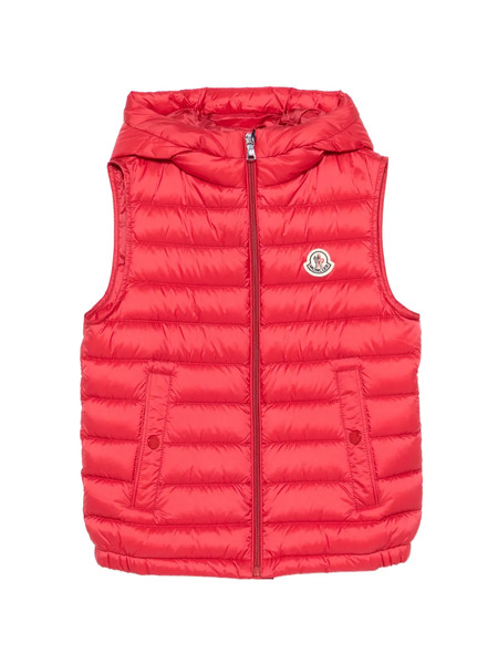  Moncler Enfant Uzay Hooded Vest - Red 