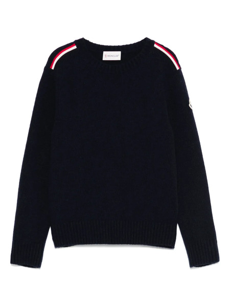  Moncler Enfant Virgin-wool Sweater - Blue 