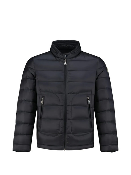  Moncler Enfant Zip-up Quilted Coat - Blue 