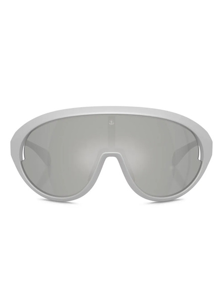  Moncler Eyewear Bombolle Shield Sunglasses - Grey 