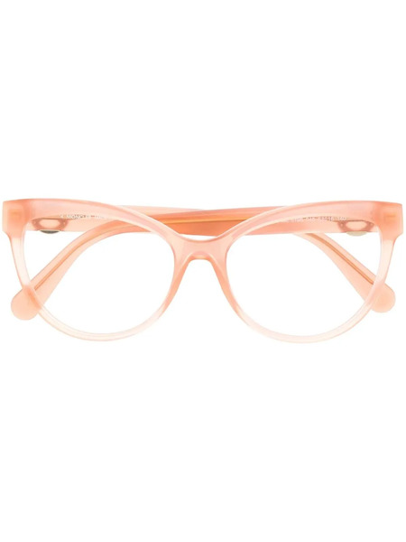  Moncler Eyewear Cat-eye Frame Glasses - Pink 