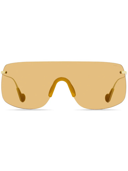 Moncler Eyewear Electra Shield-frame Sunglasses - Gold 