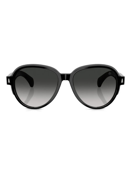  Moncler Eyewear Gradient-lenses Sunglasses - Black 