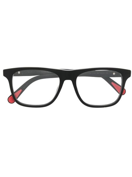  Moncler Eyewear Ml5161 Rectangular Eyeglasses - Black 