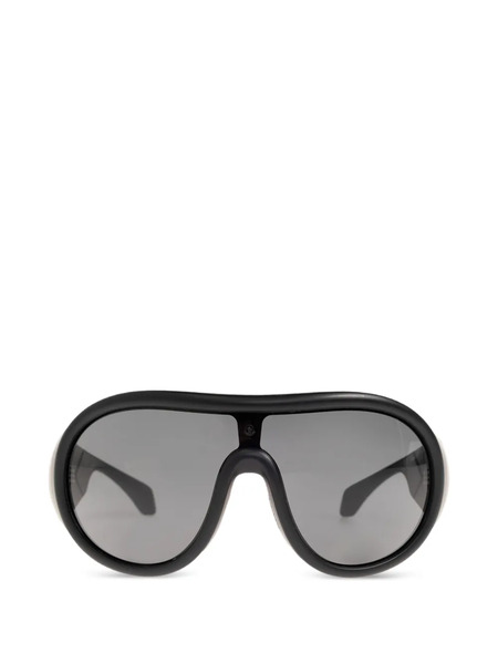  Moncler Eyewear Oval-frame Sunglasses - Black 