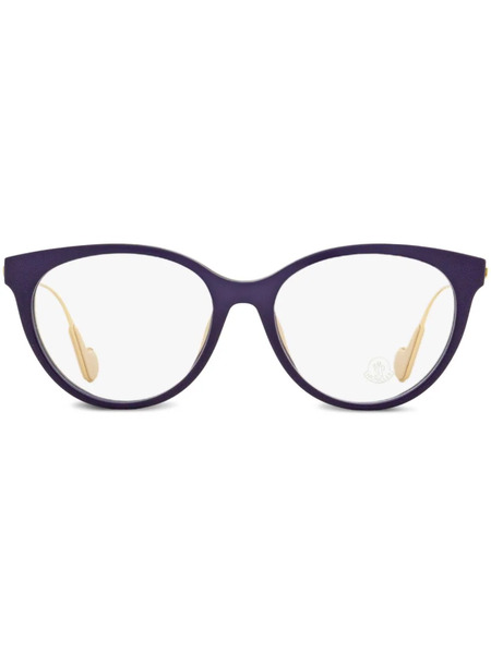  Moncler Eyewear Pantos Cat-eye Frame Glasses - Purple 