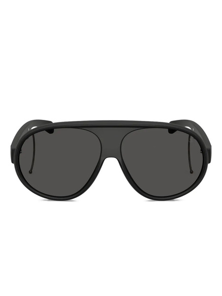  Moncler Eyewear Pilot-frame Sunglasses - Black 