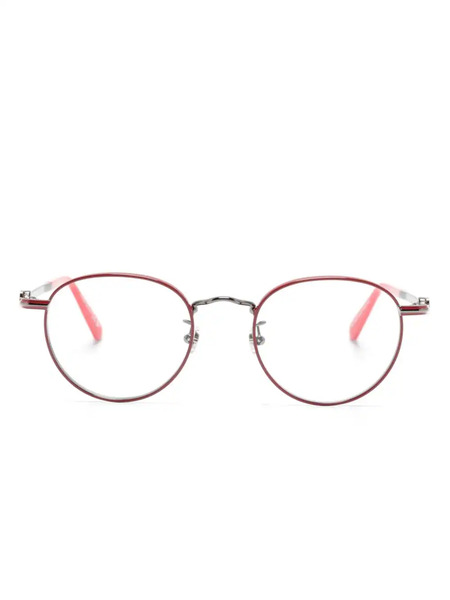  Moncler Eyewear Round-frame Glasses - Red 