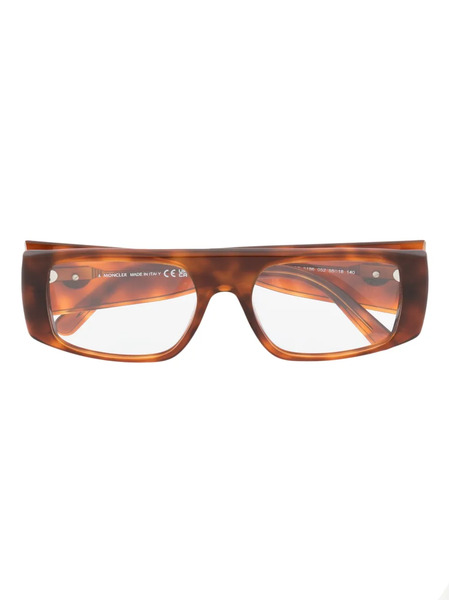  Moncler Eyewear Tortoiseshell-effect Glasses - Brown 