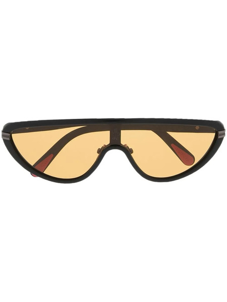  Moncler Eyewear Vitesse Shield Sunglasses - Black 