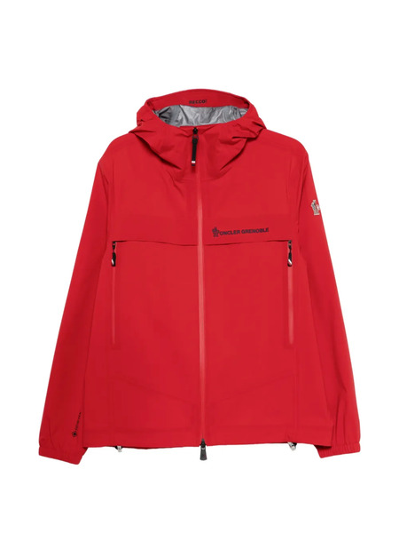  Moncler Grenoble Hooded Zip Jacket - Red 