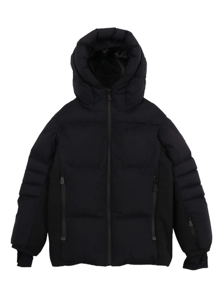  Moncler Grenoble Kids Hooded Padded Jacket - Black 
