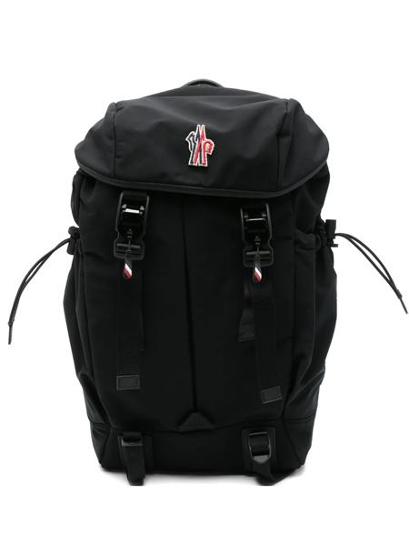  Moncler Grenoble Leather-trimmed Backpack - Black 