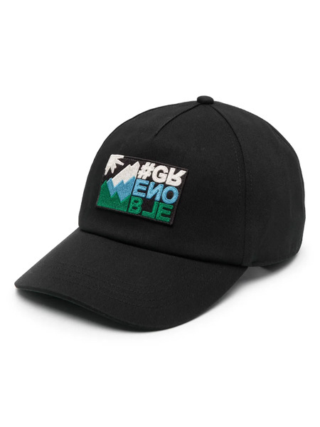  Moncler Grenoble Logo-appliqué Baseball Cap - Black 