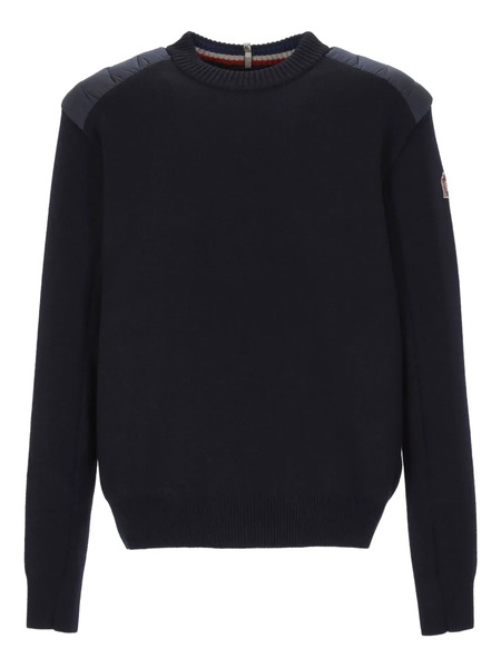 Moncler Grenoble Padded-shoulder Sweater - Blue 