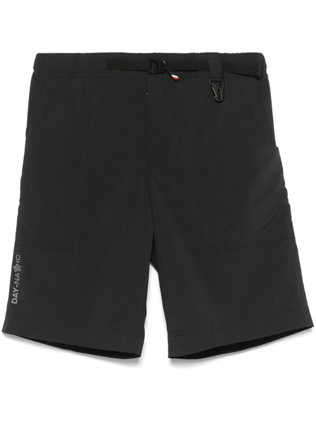  Moncler Grenoble Raised-logo Shorts - Black 