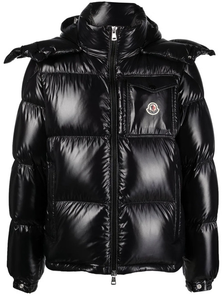  Moncler High-shine Padded Jacket - Black 