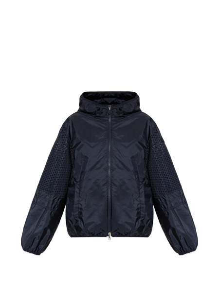  Moncler Hooded Perforated Jacket - Blue 