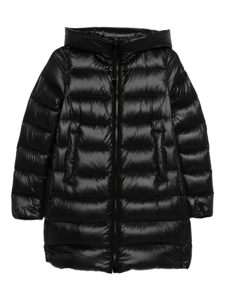  Moncler Hooded Quilted Coat - Black 