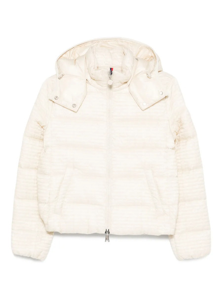  Moncler Hooded Quilted Jacket - Neutrals 
