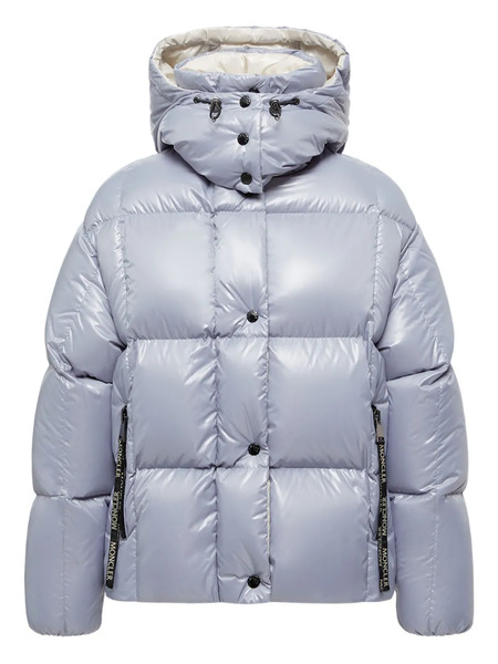  Moncler Hooded-zipped Down Jacket - Blue 