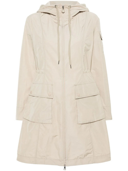  Moncler Laerte Parka Coat - Neutrals 