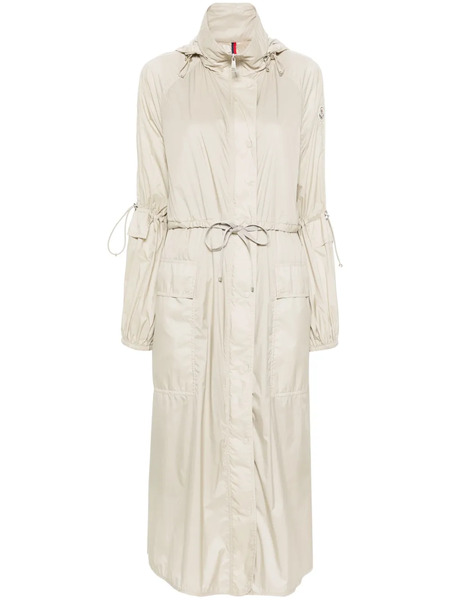  Moncler Lins Parka Maxi Coat - Neutrals 