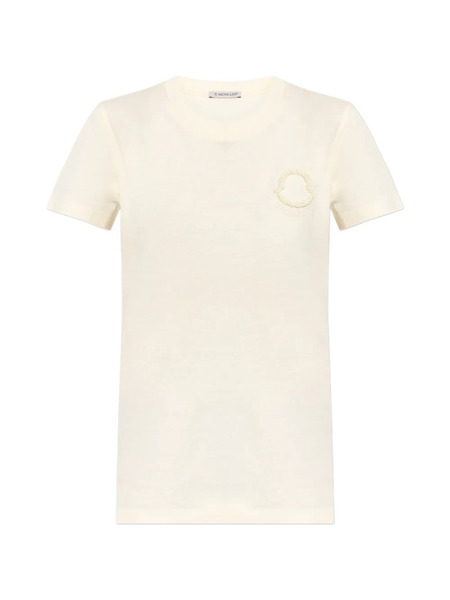  Moncler Logo-detail T-shirt - Neutrals 