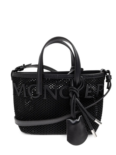  Moncler Logo-lettering Tote Bag - Black 