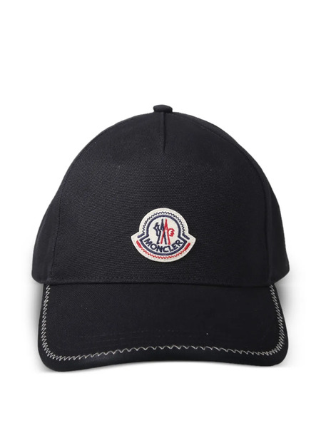  Moncler Logo-patch Baseball Cap - Black 