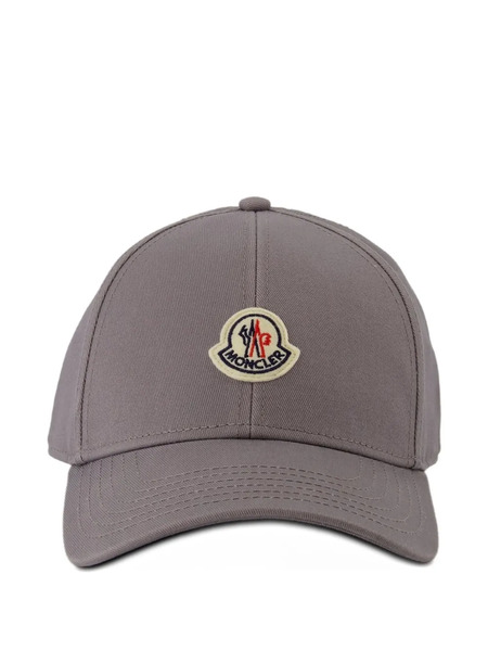  Moncler Logo-patch Cap - Grey 