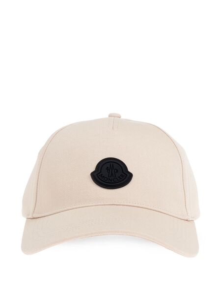  Moncler Logo-patch Cap - Neutrals 