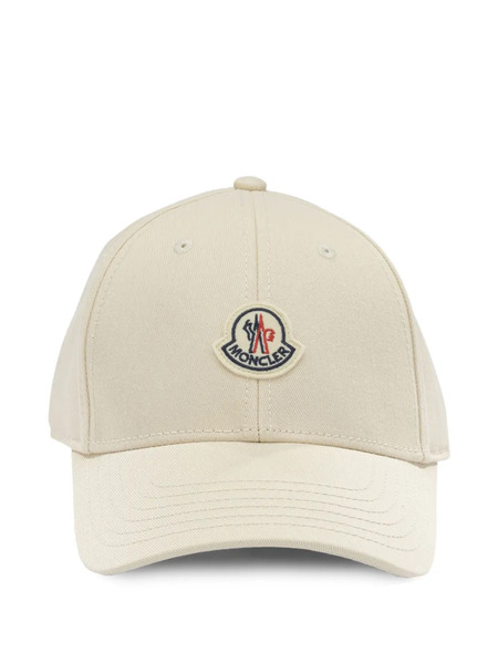  Moncler Logo-patch Cap - Neutrals 