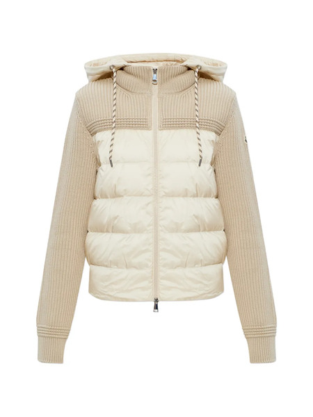  Moncler Logo-patch Cardigan - Neutrals 