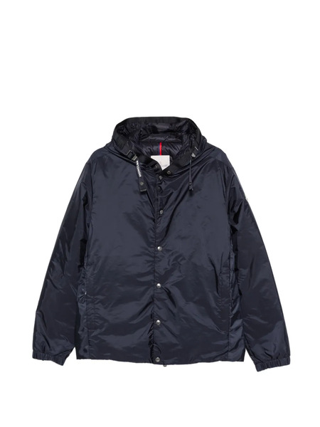  Moncler Logo-patch Hooded Jacket - Blue 