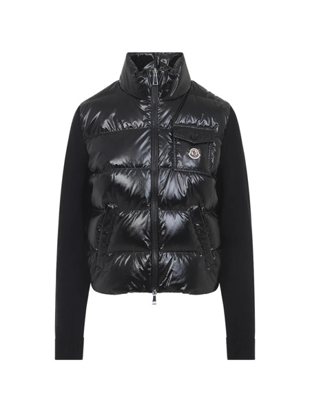  Moncler Logo-patch Puffer Jacket - Black 