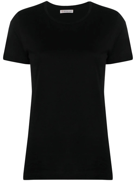  Moncler Logo-patch Short-sleeve T-shirt - Black 