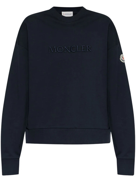  Moncler Logo-patch Sweatshirt - Blue 